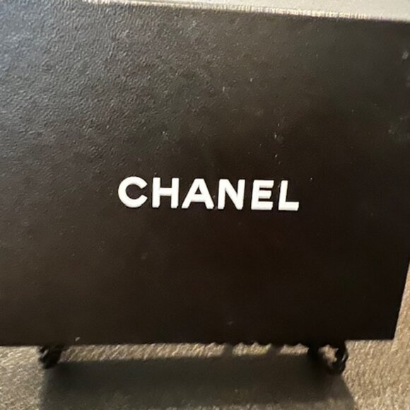 Chanel Chocolate Bar Quilted Black Lambskin Wallet w/ Box & Holograms - Picture 3 of 10